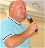 Bob Crow speaking at the National Shop Stewards Network lobby of the TUC