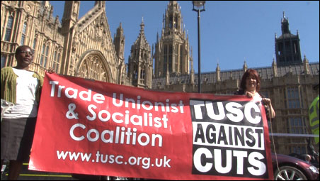 TUSC on 28 March 2012 NUT / UCU London demonstration