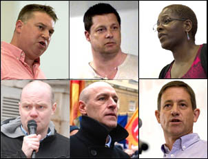 TUSC GLA candidates. Pics Paul Mattsson