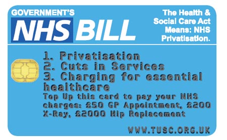 TUSC NHS Credit card