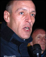 Ian Leahair, firefighter, FBU national executive, pic Suzanne Beishon 