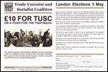 TUSC fundrasing leaflet