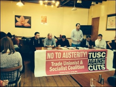 Oktay Sahbaz speaking at the 2014 TUSC Harringey Turkish media press conference Oktay Sahbaz speaking at the 2014 TUSC Harringey Turkish media press conference