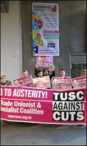 Calling for rent controls in a protest organised by Newham and Waltham Forest TUSC campaigners, photo by Bob Severn Calling for rent controls in a protest organised by Newham and Waltham Forest TUSC campaigners, photo by Bob Severn