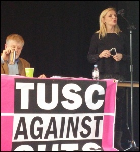Leicester TUSC councillor Barbara Potter Leicester TUSC councillor Barbara Potter