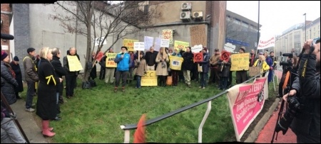 Sheffield TUSC on a recent trees protest Sheffield TUSC on a recent trees protest